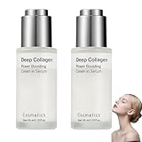 Maison Deep Collagen Serum,Maison Collagen Peptide Serum,Anti-Aging Serum zur Glättung Feiner Linien&Falten,Koreanisches Kollagen-Serum,Feuchtigkeit & Straffende Hautpflege,Steigert Elastizitä (2PC)