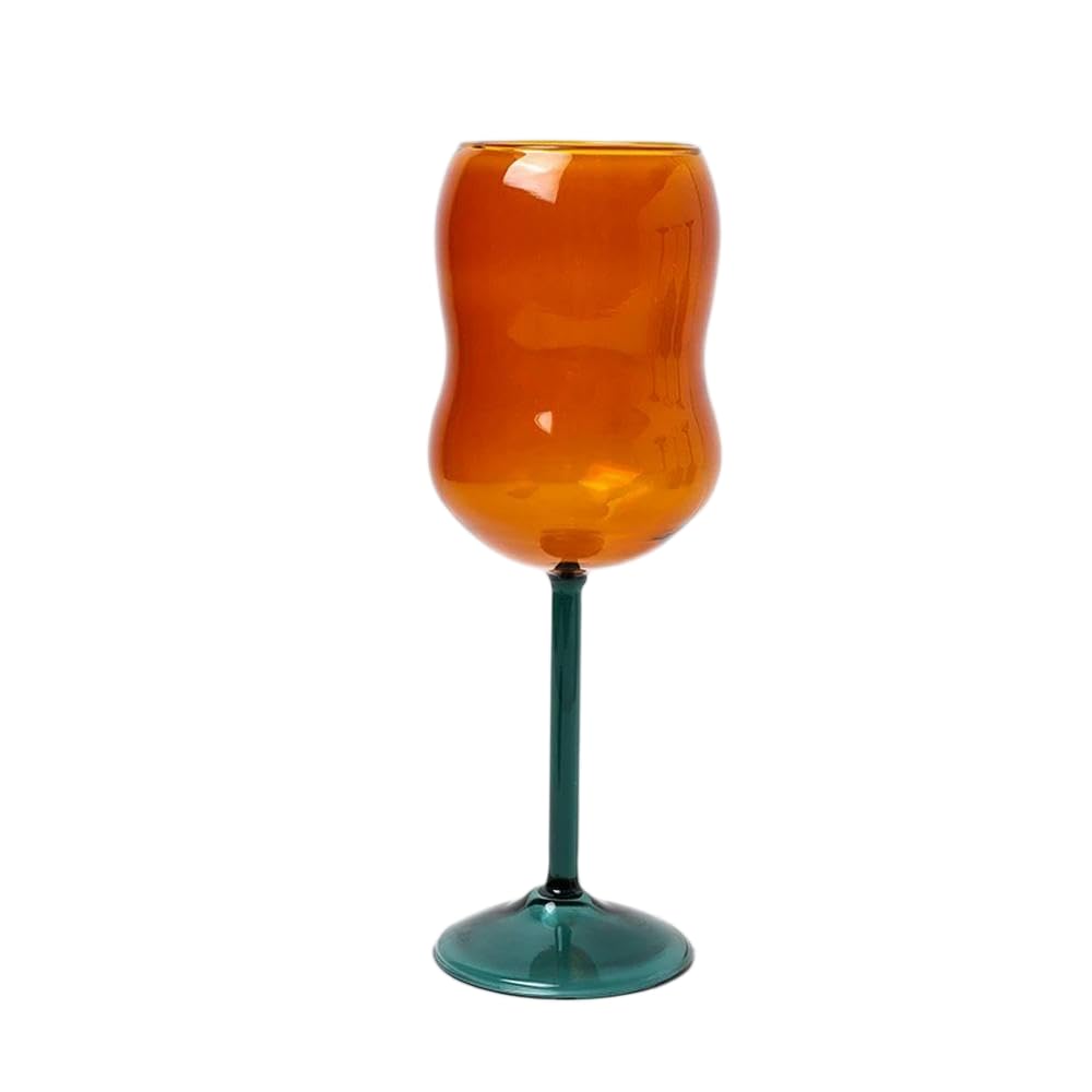 Tasse à jus mignon et verre borosilicate coloré pour vin et cocktail