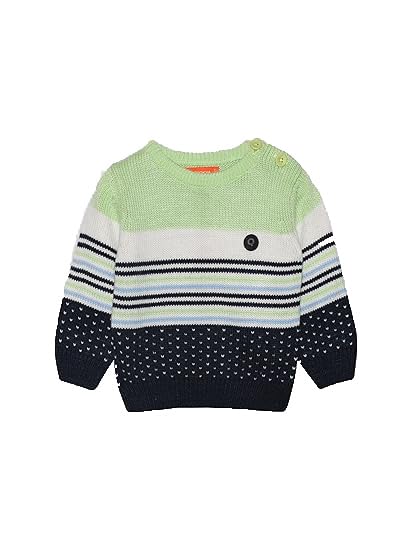 Quokka Boy's Striped Sweater - Cozy & Durable Fall & Winter Clothing for Boys