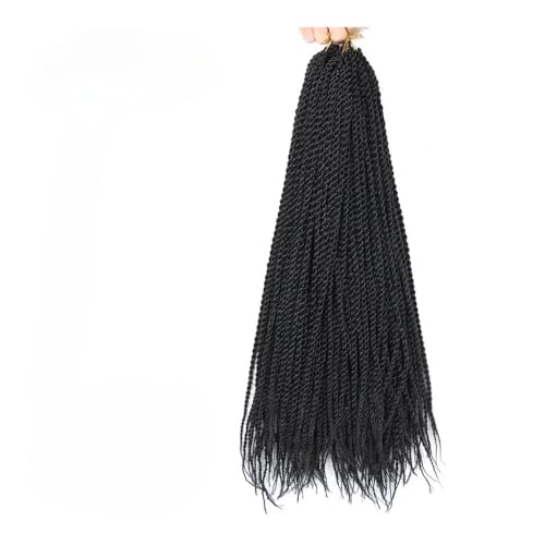 Tresses au crochet faites main 1B 22 pouces pour femmes noires