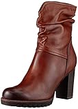 ANTIShokk MARCO TOZZI Damen 2-2-25436-25 Leder Stiefelette, Cognac Antic, 39 EU