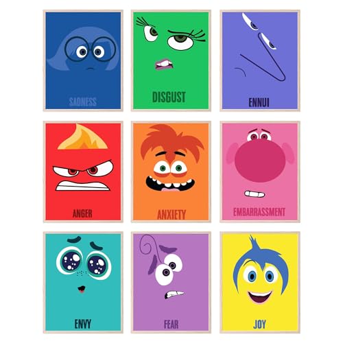 Affiches Inside Out lot de 9 impressions haute qualite pour deco murale interieur et exterieur