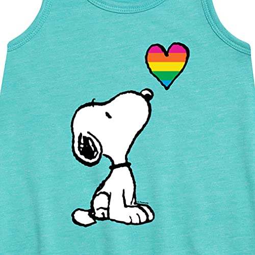 HYBRID APPAREL - Peanuts - Snoopy Rainbow Heart - Toddler & Youth Girls A-line Dress2