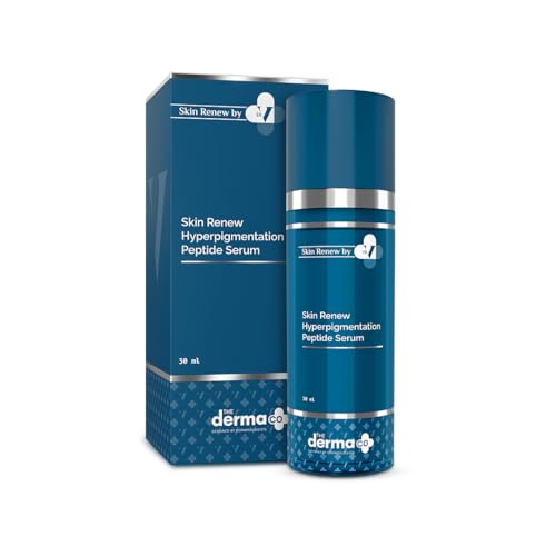Image of The Derma Co Skin Renew Hyperpigmentation Peptide Serum - 30ml | Reduces Dark Spots | Evens Skin Tone | Brightens Skin | Smoothens Fine Lines