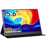モバイルモニター 15.6インチ モバイルディスプレイ ポータブルモニター FHD1080P IPS液晶パネル 非光沢画面 薄い 軽量 保護カバー付き Type-C ミニHDMI PS4/XBOX/Switch/PC/Macなど対応 在宅勤務 リモートワーク
