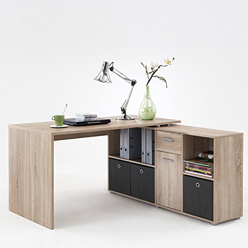 FMD Möbel Büromöbel Set TRAVAILLO115 | In Eiche - 4251016340512 FMD Möbel Büromöbel Set TRAVAILLO115 | In Eiche
