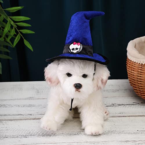 Chapéus do gatinho do Dia das Bruxas | Halloween chapéus bruxa para animais estimação - Conjunto fan