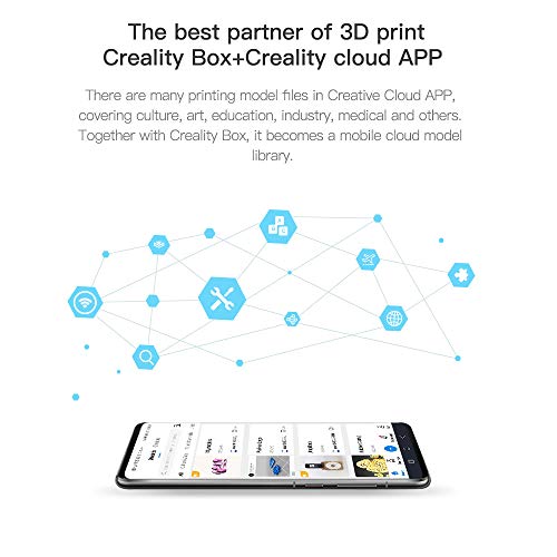 Btuty Creality WiFi Box Assistente inteligente original para impressora 3D Cloud Slice/Cloud Print/M