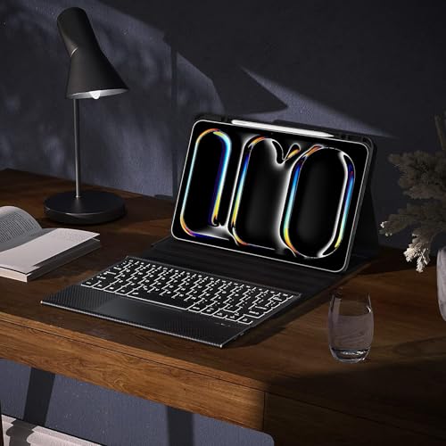 Funda con teclado y trackpad para iPad Pro 11 M4 2024 SaharaCase Navigate con soporte integrado 2