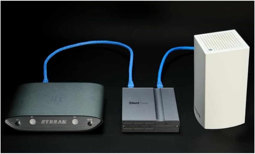 iFi LAN iPurifier Pro – Ethernet Noise Filter with Optical Galvanic Isolation, Jitter and Error Elimination – Plug-and-Play for Enhanced Audio & Video Streaming Quality – USB-C Powered