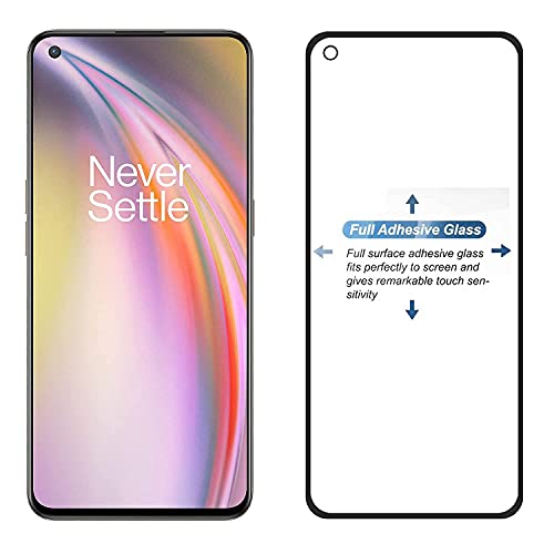 Image of STP FEEL Tempered Glass Screen Protector Compatible for OnePlus Nord CE 5G (6.43 Inch) HD Clear, Bubble-Free, Anti-Scratch Full Protection Durable Tempered Glass (Black, Pack of 1)
