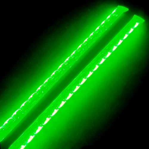 【日本製】緑色 側面発光 10.5cm 左右2本 完全防水 暴君LEDテープ 車 バイク 12V テープLED グリーン GREEN メロンソーダ 明るい 短い 小さい 極小 薄い 細い 激薄 激細 極薄 極細 コンパクト スリム ミニ ショート スポットライト ウェルカムライト イルミ アクセサリー チキチキ電子のサムネイル