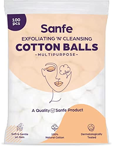 Exfoliating makeup Cleansing Face Cotton Balls makup remover removal cleans excess oil makup for Women cleans excess oil for women girls ladies