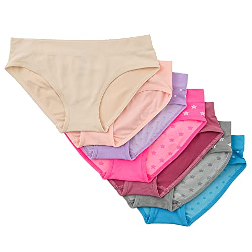 Alyce Intimates Seamless Girls Bikini Panties, Pack Of 8 | Solids & Prints #TOP10