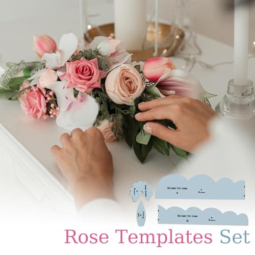 Kit de modèle de roses de fleurs : finissez vos centres de table