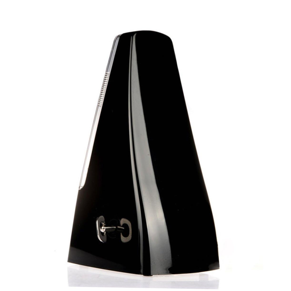 Gatuida Métronome Mécanique Noir pour Guitare, Piano, Violon et Batterie avec Pince à Partitions, Accessoire Musical pour Entraînement Rythmique Précis, Matériau Abs et Couleur Aléatoire