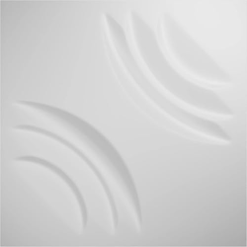 Miniatura 5 de Ekena Millwork WP20X20ARWH-CASE-50 19 5/8 pulgadas de ancho x 19 5/8 pulgadas de alto Artisan EnduraWall Decorativo 3D Panel de pared Cubiertas