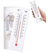 Meejune Hide a Key Outside Thermometer - Outdoor Key Hider with Secret Compartment, Hidden Storag...