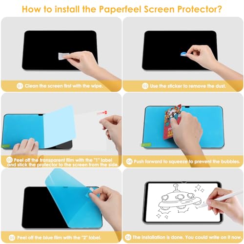 Protector de pantalla para iPad 10.9 y 11 pulgadas pack 2 miniatura 6