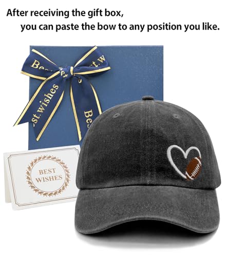Gorra baseball bordada corazón ajustable con caja miniatura 2