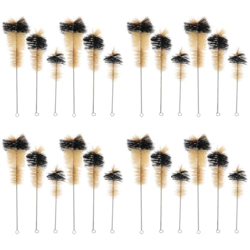 FOMIYES 24 Pcs Lab Bottle Cleaning Brush Chemicals Cleaning Brush Flask Cleaning Brush Laboratory Bottle Cleaning Brush Labs Cleaning Brush Flask Brush Bottle Cleaning Brush for Labs