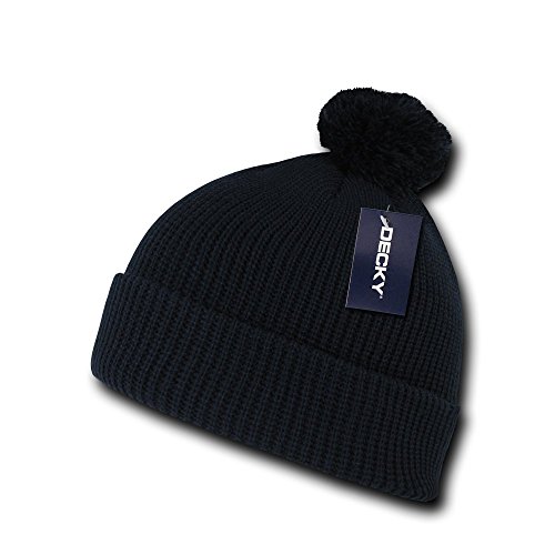 Bonnet en acrylique Pom Pom DECKY contre le froid aux oreilles et le vent gelé