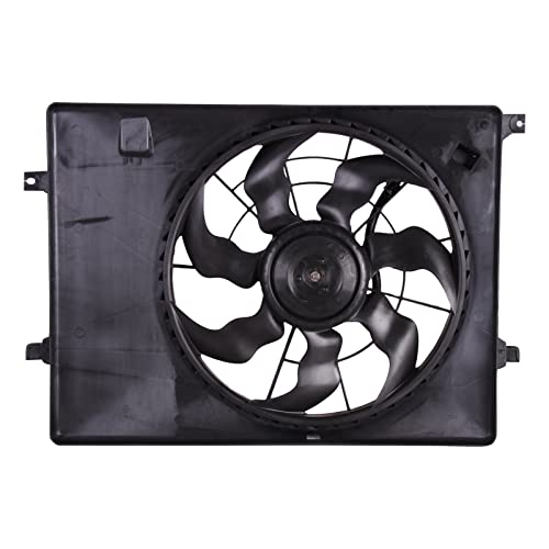 TYG OE Replacement Radiator Cooling Fan Assembly Fit for 2016-2020 Kia Sorento L4/2.4L & V6/3.3L | 2-Pin | 25380C6500 KI3115145