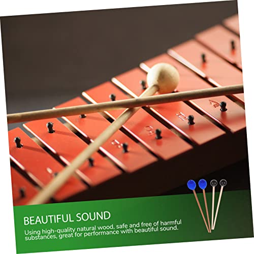 SUPVOX 1 Conjunto Marimba Martelo Música Teclados Marretas Duras Xilofone Marimba Martelo Vara De Ma