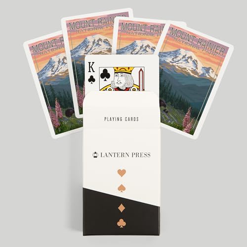 Baraja Póker Mount Rainier National Park 52 cartas miniatura 6