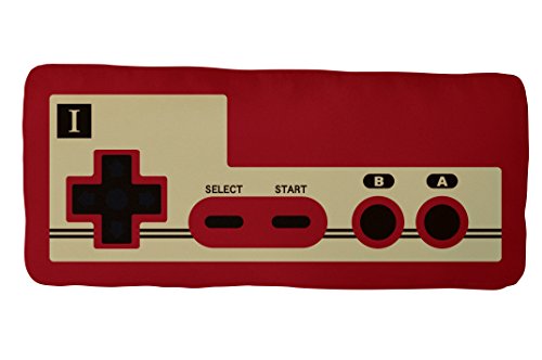 Little Buddy Super Mario 30th Anniversary Retro FC30 Game Controller Stuffed Pillow, 19