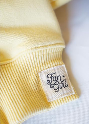 Fan Girl Iowa Hawkeyes Vintage Collegiate Oversized Crewneck Sweatshirt, UIowa Women’s Apparel, Butter Yellow, Sizes S-3XL3