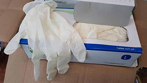 Gants jetables en latex grande taille solide blanc haute qualité pour protection mains