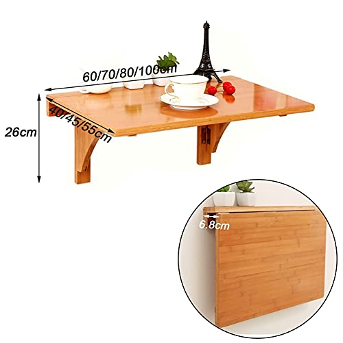 Table à abattant murale compacte et table à manger flottante d'angle au design moderne - 4