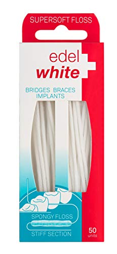 Fio SuperFloss Soft - Edel White - 50 unidades pré-cortadas
