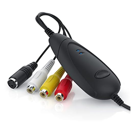 CSL - USB Grabber zur Audio Video Konvertierung - Videokonverter - VHS - Videoadapter zur Nachbearbeitung - MPEG-1 MPEG-2-Videocodierung