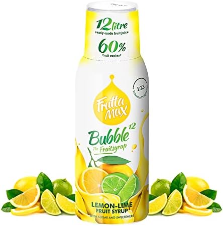 FruttaMax - Koncentrat Syropu Owocowego | Mniej cukru | z 50% zawartością owoców | Nadaje się do automatu sodowego 500 ml (Gummibar Cola)