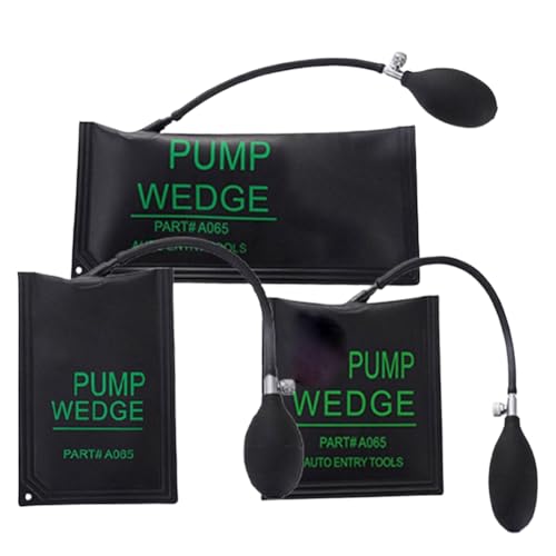 Ammboco Bomba de Aire para Bolsas de Cuña, Paquete de 3, Herramienta Comercial para Bolsas de Cuña de Aire Inflables, Kit de Nivelación Profesional y Herramienta de Alineación.
