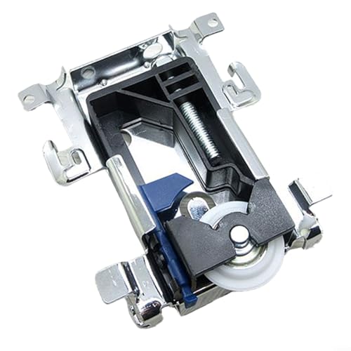 HOHOVYVY Roulette de porte en bois ancienne pour portes coulissantes, armoire, porte coulissante, montée sur le côté (Next Round)