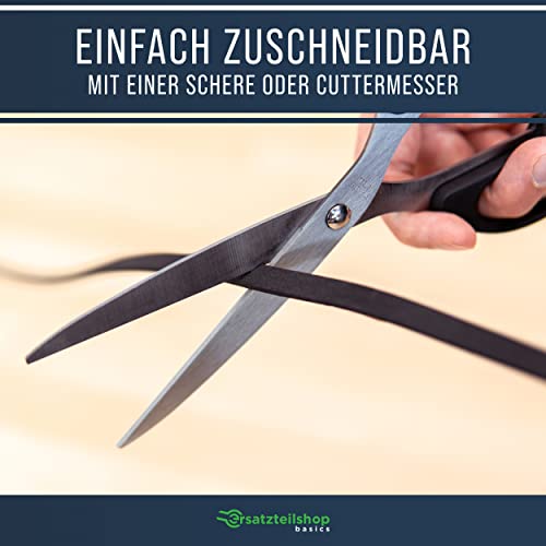 Dichtband 3m Dichtungsband 9mm x 2mm Montageband für Kochfeld Ceranfeld Moosgummi Spülbecken