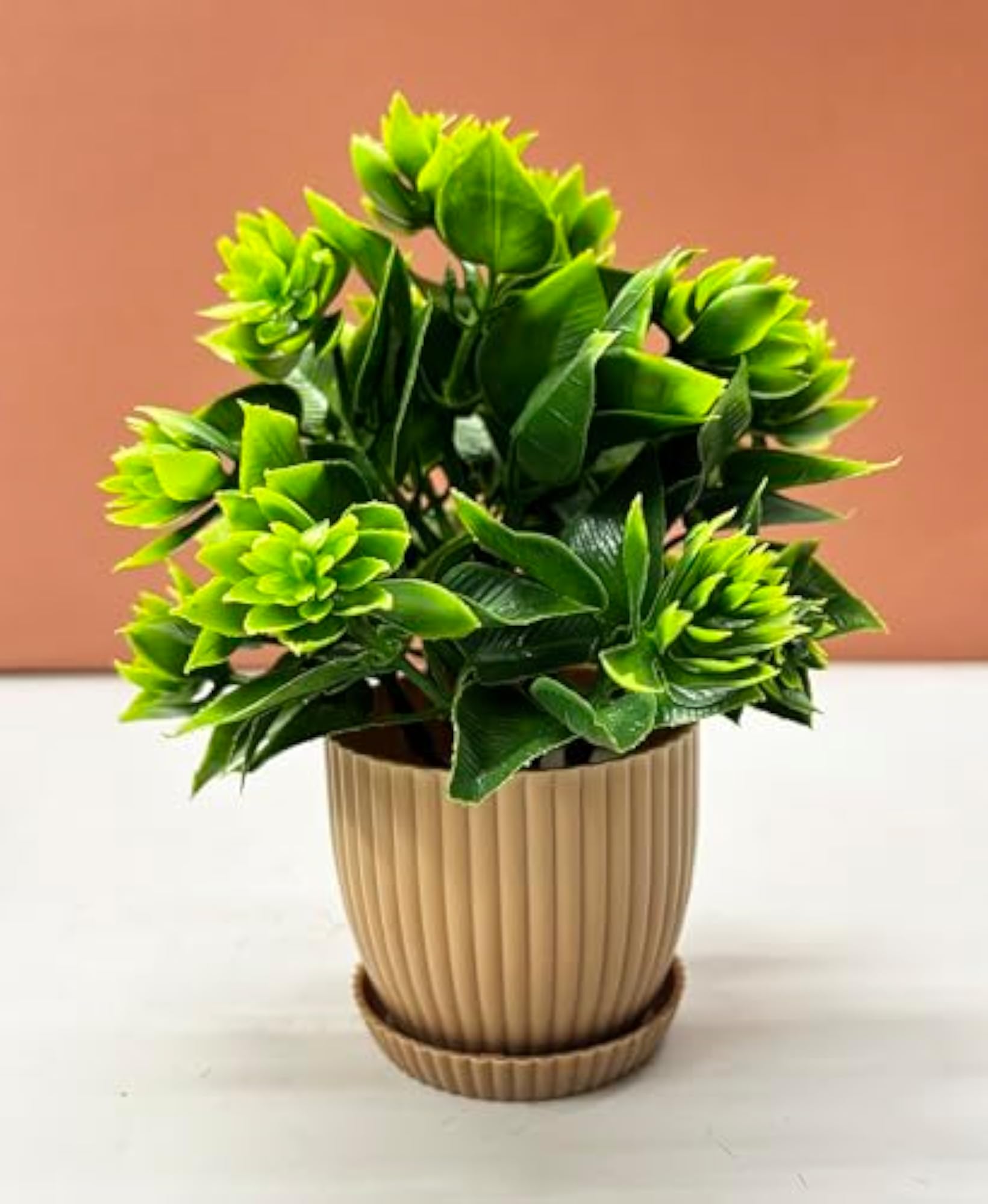 6 Packs Mini Artificial Plants for Indoor Home Décor
