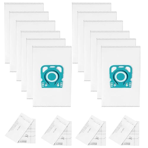 12 Pack TU 3D Dust Bags Compatible with Miele Guard S1 L1 Series