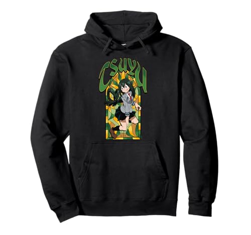 My Hero Academia Tsuyu Stained Glass Window Anime Sudadera con Capucha