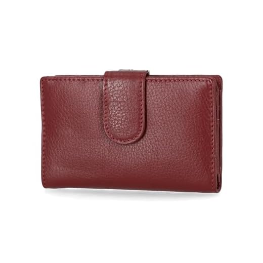 Mundi Rio Leather Frame Index Wallet,Red,one size