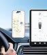 CloudValley Magnetische Handy Ständer, Handyhalterung für Laptop, Verstellbare Handy-Monitor-Seitenhalterung iPhone 15 Pro Max/ 14 Plus/ 13 Mini/ 12, Silber