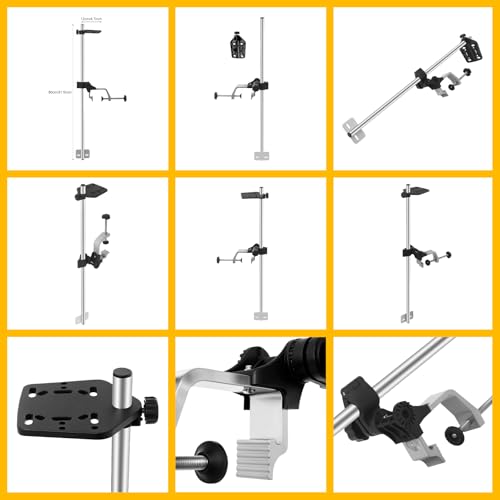 Image of Universal Portable Transducer Bracket, Adjustable 360 Rotating Fish Finder Mount