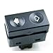 LUOAN AUTO PARTS Interruptor de elevalunas Negro para B/MW E36 318i 318is...