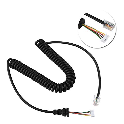 Topiky Microphone Cable,Portable in-Car Radio Hand Microphone Line for MH-48A6J,MH-42B6J,FT-1500, FT-1500M, FT-7800 FT-8800 - Image 3