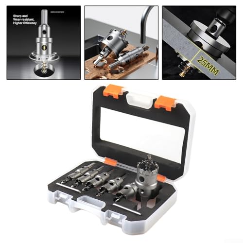 Set de Brocas Carburo TCT 16-35mm 8 Piezas FABULETTA miniatura 4