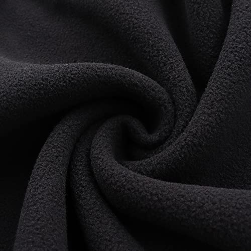 Spring&Gege Boys Full Zip Polar Fleece Vest Sleeveless Outwear Lightweight Warm Jacket With Pockets, Black, 9-10 Years #TOP6