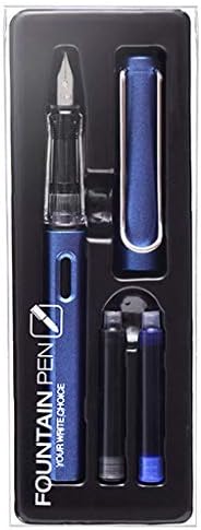 Buran – Penna stilografica da 0,38 mm, per studenti, ufficio, cancelleria